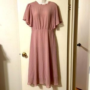 Shein, pink, sheer dress